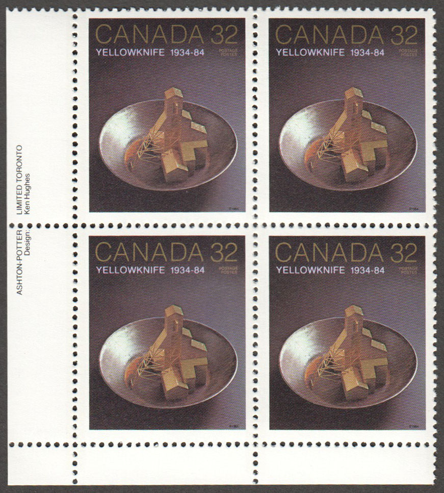 Canada Scott 1009 MNH PB LL (A9-3) - Click Image to Close